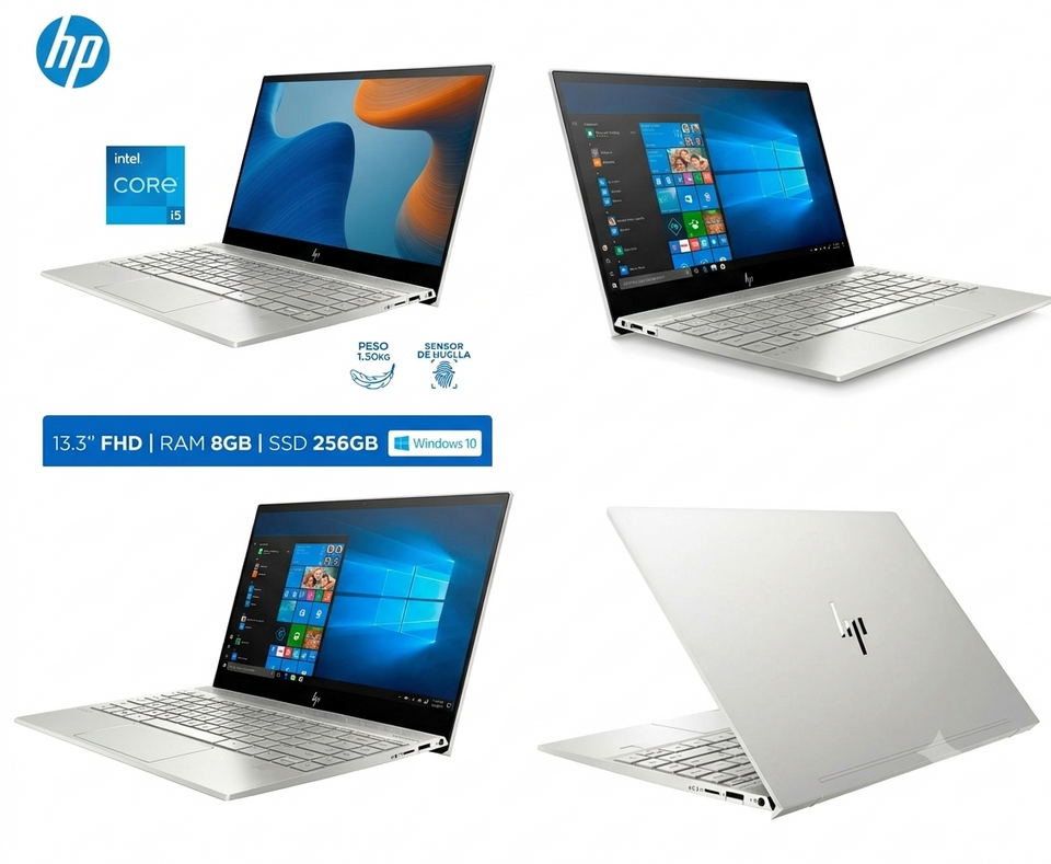 | Laptop HP Envy 13 BA1047 Core i5-1135G7 8GB 256GB 133 FHD 100% sRGB Windows 10 Home Silver